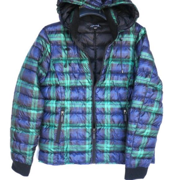 Charlie B Young Girls M/M Jacket 14 Years Plaid Quilt Bomber Hoodie Zip … - Picture 1 of 10